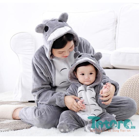 Bộ đồ liền thân hình thú em bé Totoro