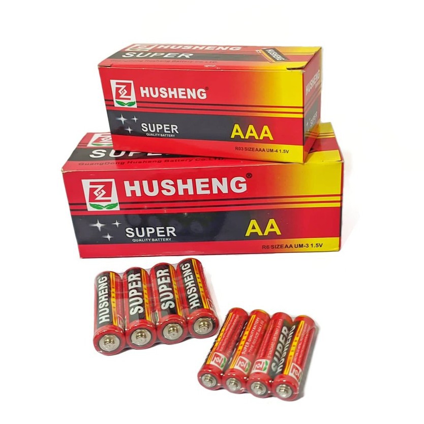 Hộp 40 viên pin AAA Husheng (Pin điều khiển)