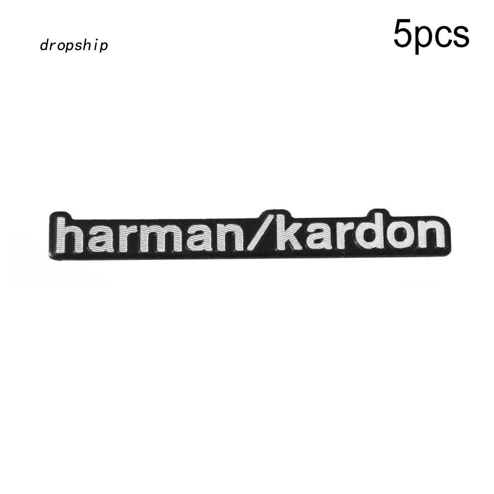 Set 5 Huy hiệu hợp kim 3D chất lượng cao cho loa harman / kardon