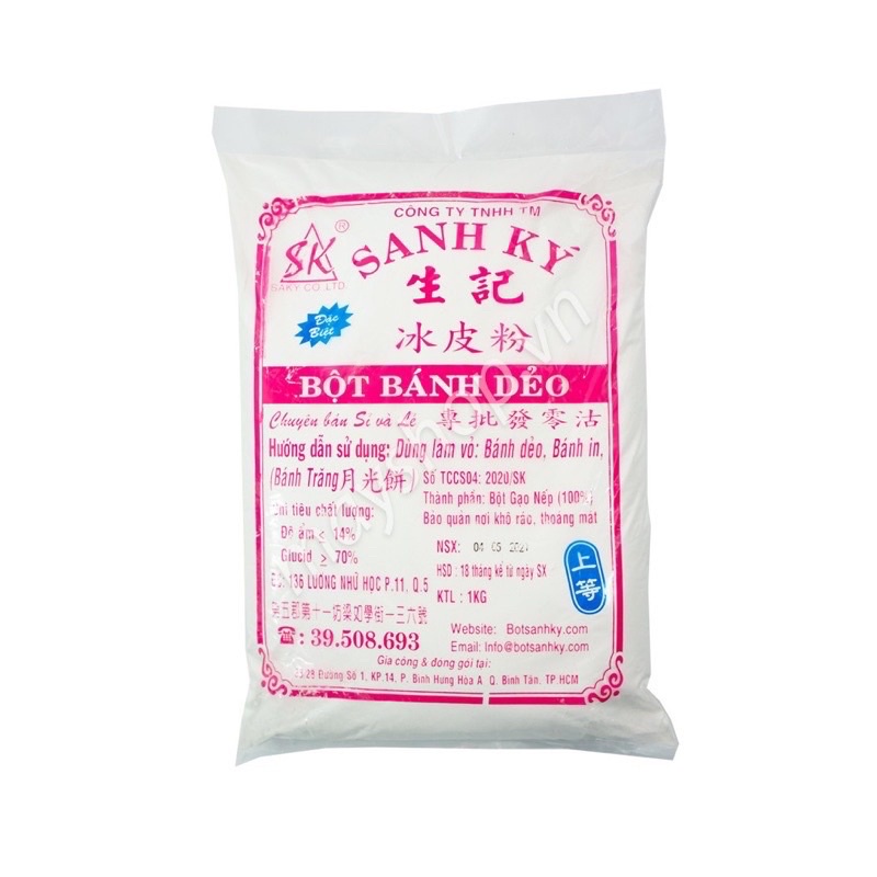 1kg bột bánh dẻo Sanh Ký