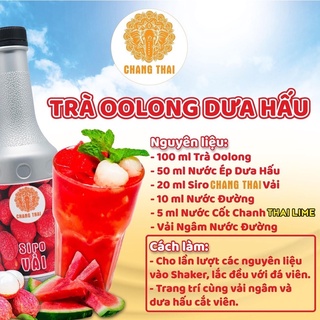 Siro Vải Chang Thai 1000ml