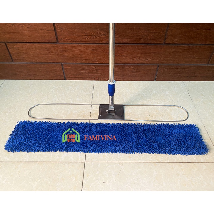 Cây lau nhà công nghiệp 80cm cây lau bẹ san hô sợi microfiber siêu sạch lau trường học bệnh viện toà nhà khu công nghiệp