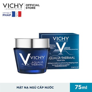 Mặt Nạ Ngủ Dưỡng Ẩm Giúp Làm Sáng Da Vichy Aqualia Thermal Night Spa 75ml