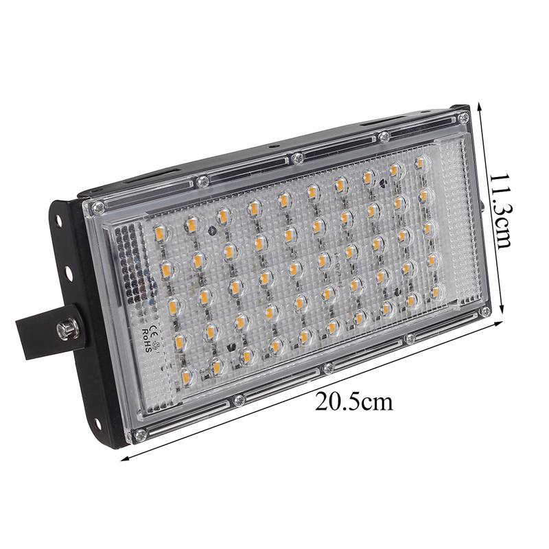 1 Đèn LED 50W DC 12V IP65 Chống Nước Dùng Ngoài Trời