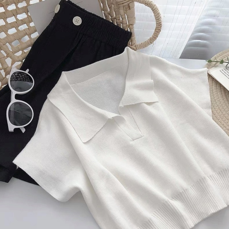 Áo croptop len nữ sát nách freesize Pumi