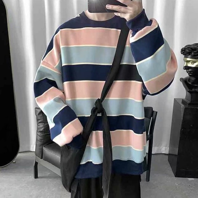 Áo nỉ cổ tròn tay dài phong cách thời trang hàn quốc dành cho nam giới | BigBuy360 - bigbuy360.vn