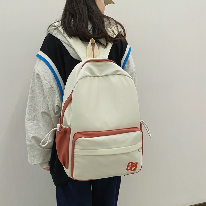 Ba lô đi học Prettyzys sức chứa lớn phong cách Hàn Quốc cho nữ 14 inch 2021