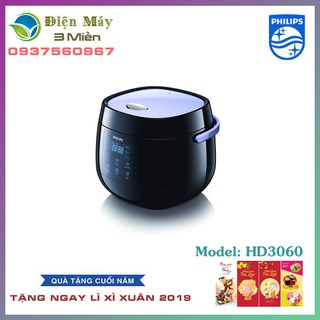 (Giá Tốt Mỗi Ngày) Nồi Cơm Điện Tử Philips HD3060 - Chính Hãng