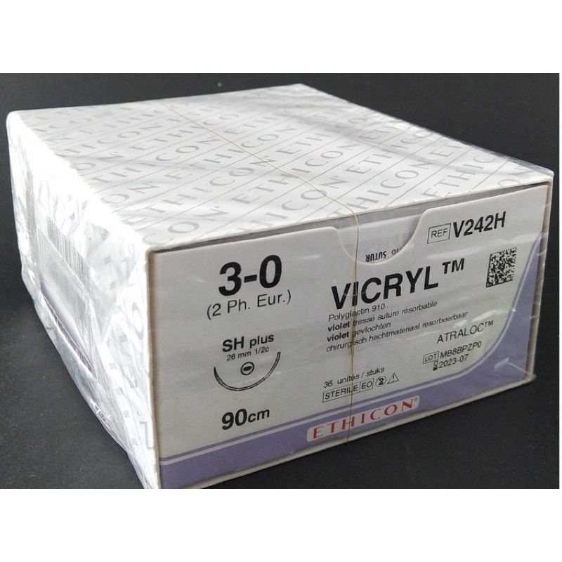 Chỉ phẫu Thuật Vicryl 3-0 Kim Tròn
