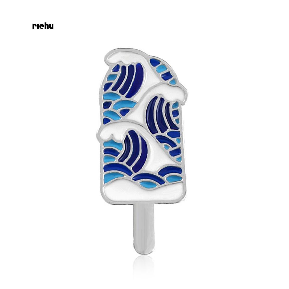 Trâm Cài Áo Hình Cá Voi Gợn Sóng Thời Trang