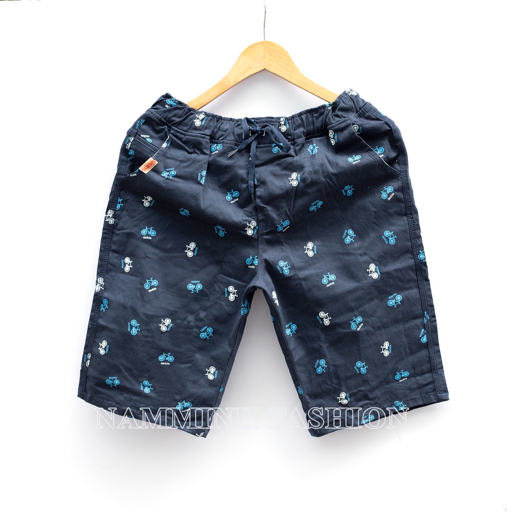 Quần Short Kaki Bé Trai  Lưng Thun Có Dây Rút Chất Vải Co Dãn