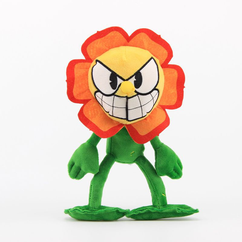 【Ready Stock】Cuphead Secreto Plush Toy Red Demon Stuffed Doll Halloween Kids Baby Xmas Gift