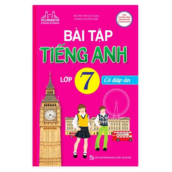 Sách The Langmaster - Bài tập tiếng Anh lớp 7 - Có đáp án