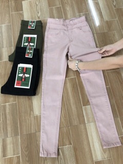 QUẦN KAKI LƯNG CAO co giãn