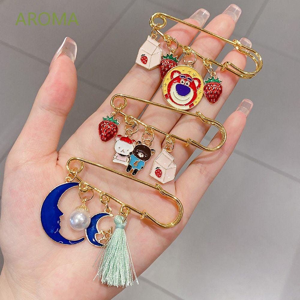 Ghim cài áo thời trang Hàn Quốc nhiều phong cách tùy chọn dành cho nữ