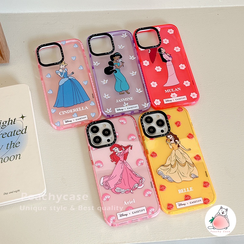 Ốp Điện Thoại TPU Dẻo Trong Suốt Dạ Quang In Hình Công Chúa Hoa Hoạt Hình Cho IPhone 13 12 Pro Max 11 Xr Xs Max X 12 Mini 6 7 8 Plus 13mini