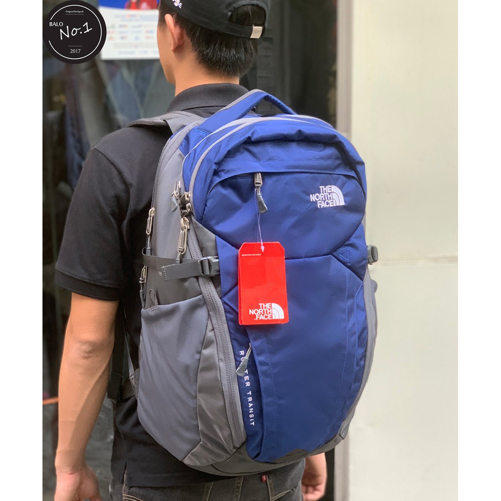 [CHUẨN AUTH] Balo TNF Router Transit 2018 Zinc Grey Heather