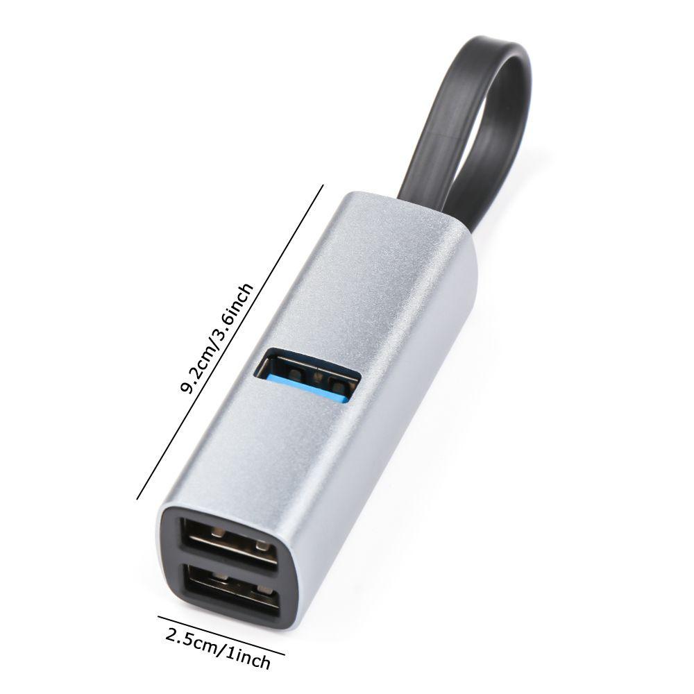 Bộ Chia OTG USB 3.0 Bằng Hợp Kim Nhôm Tốc Độ Cao