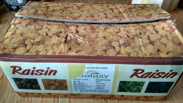 Nho khô vàng Golden Raisin Ấn Độ 500g