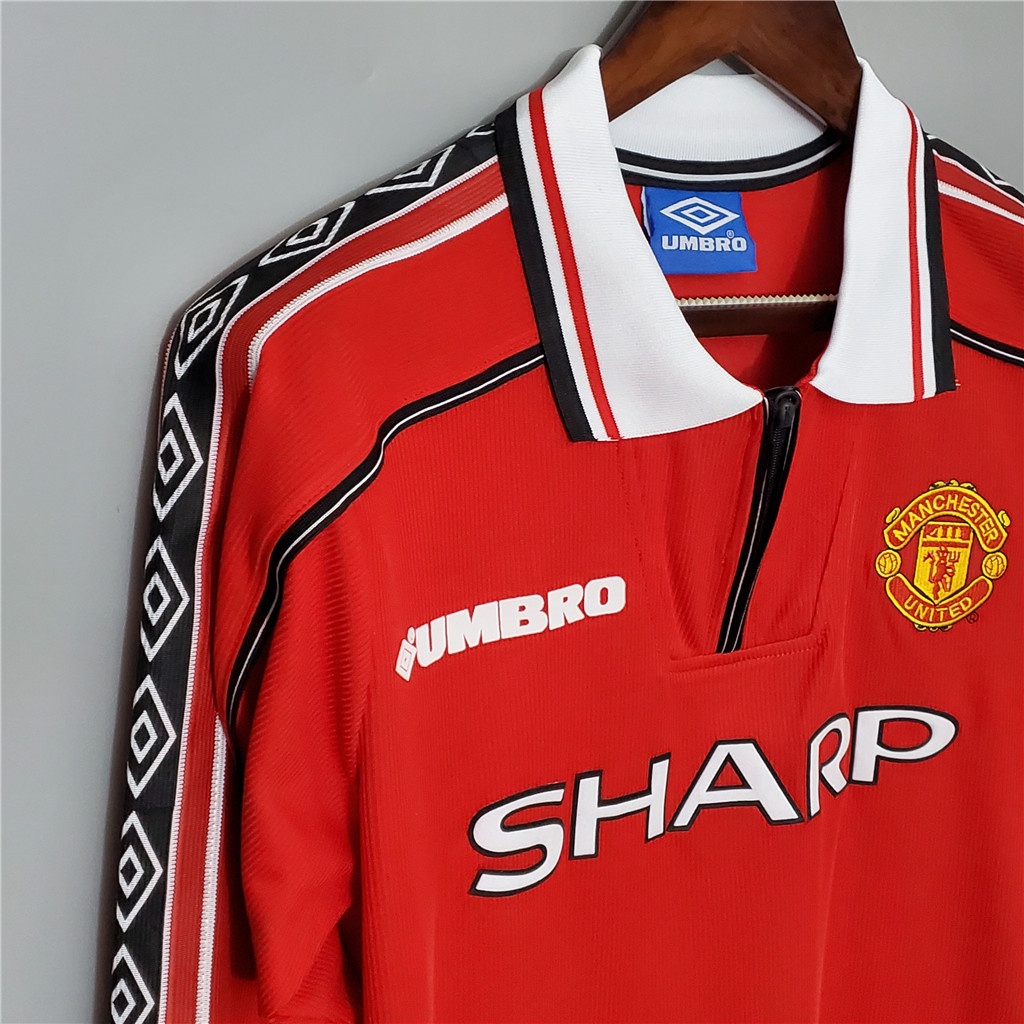 Áo Sơ Mi Nam Tay Dài Dáng Rộng 1998/1999 Manchester United