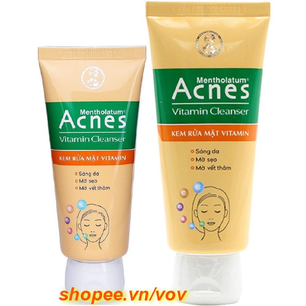 Kem rửa mặt Acnes 50g sáng da mờ sẹo và vết thâm 100% chính hãng, vov cung cấp và bảo trợ.