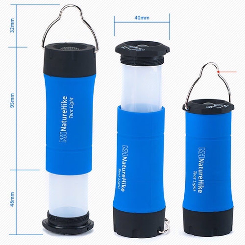 Naturehike đèn cắm trại campoutvn naturehike led du lịch dã ngoại đèn pin treo lều đa đụng