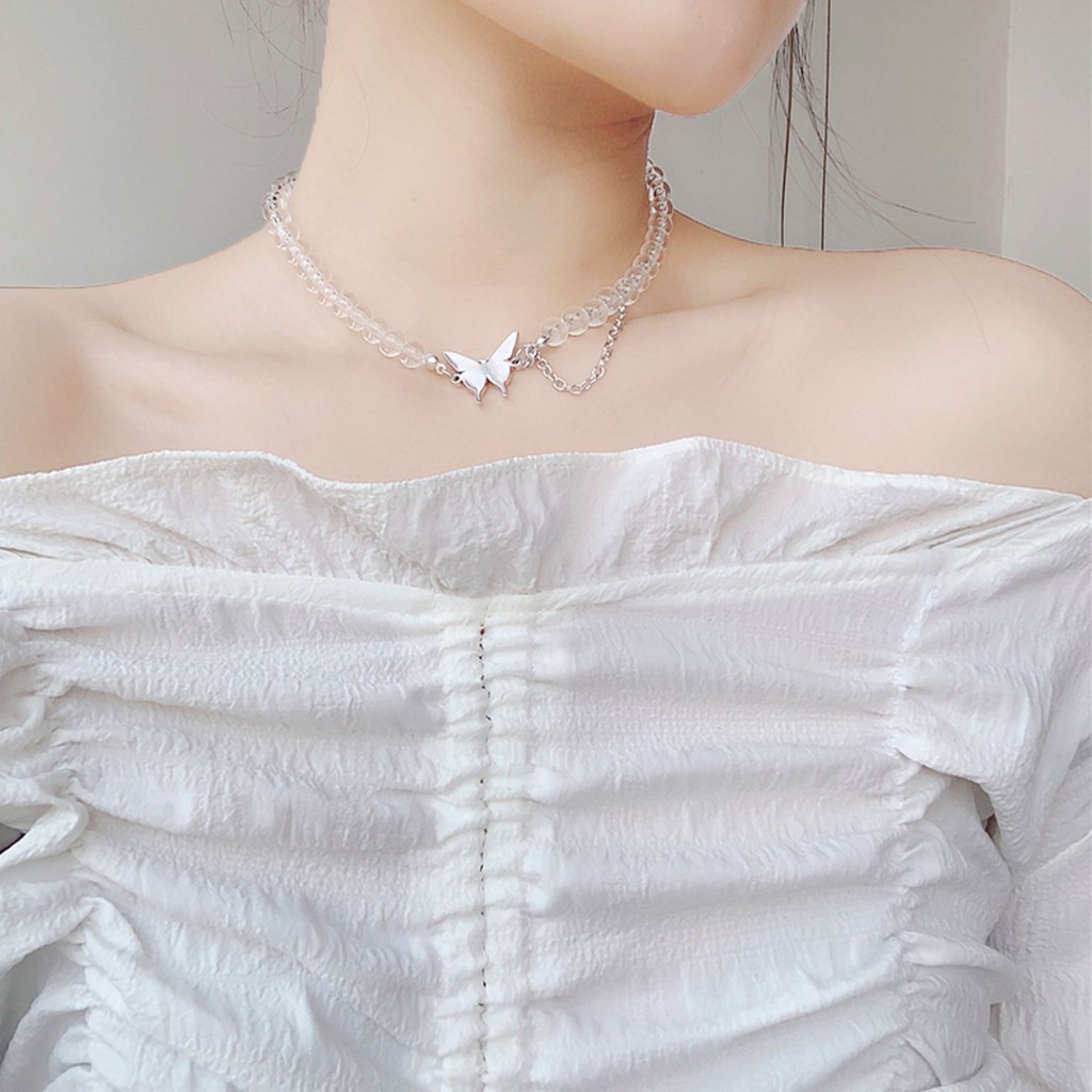Vòng cổ choker bướm cực đẹp - Kiểu dáng độc đáo dành cho nữ