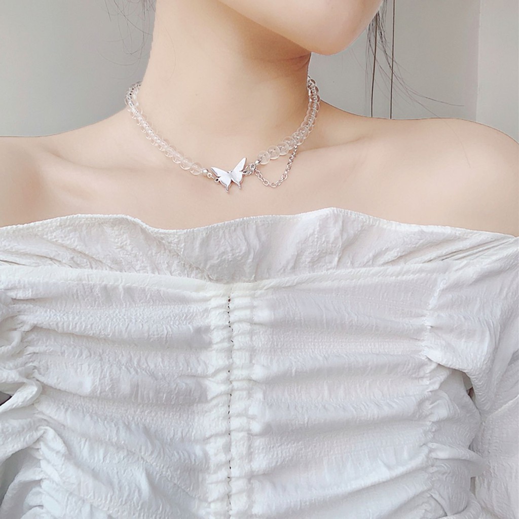 Vòng cổ choker bướm cực đẹp - Kiểu dáng độc đáo dành cho nữ