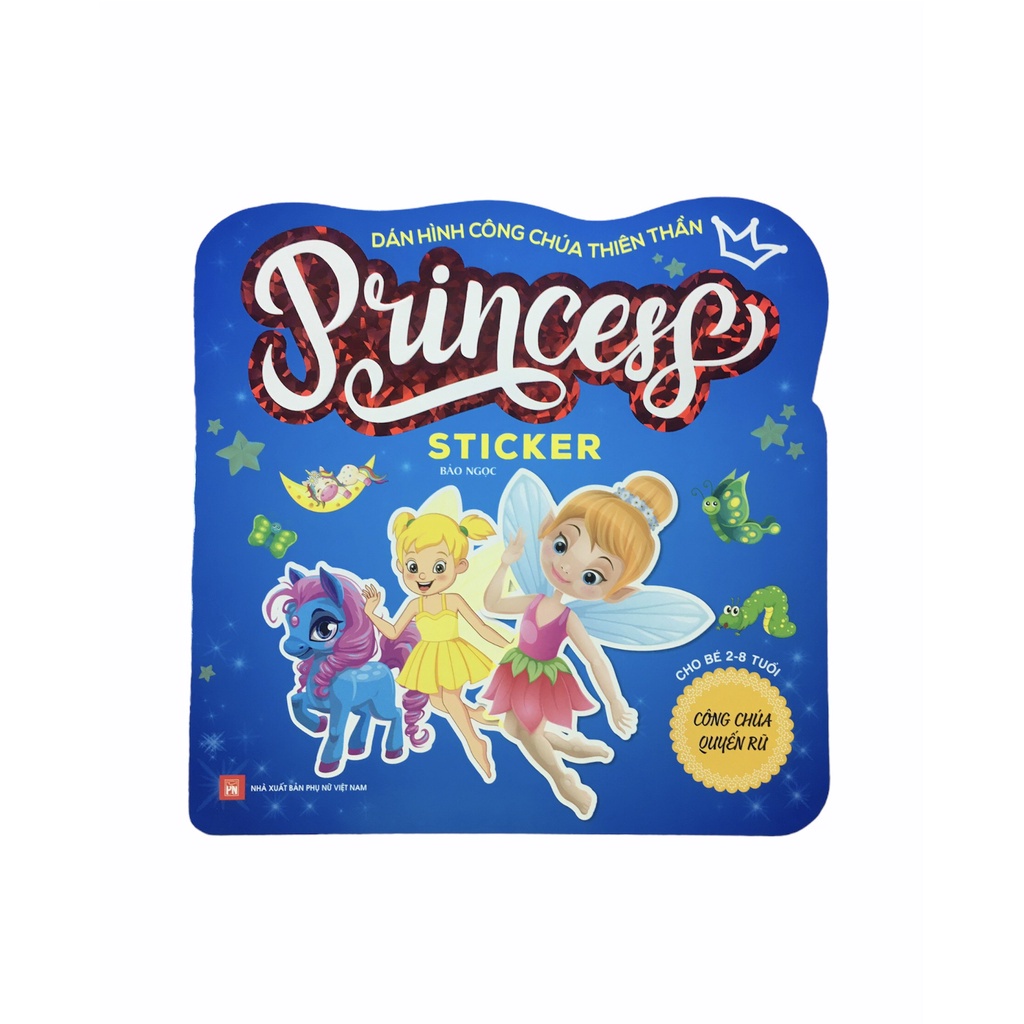 Sách Dán hình Công chúa Thiên Thần - Combo 6 Quyển