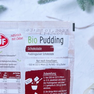 Bột Làm Pudding Hữu Cơ RUF 40g