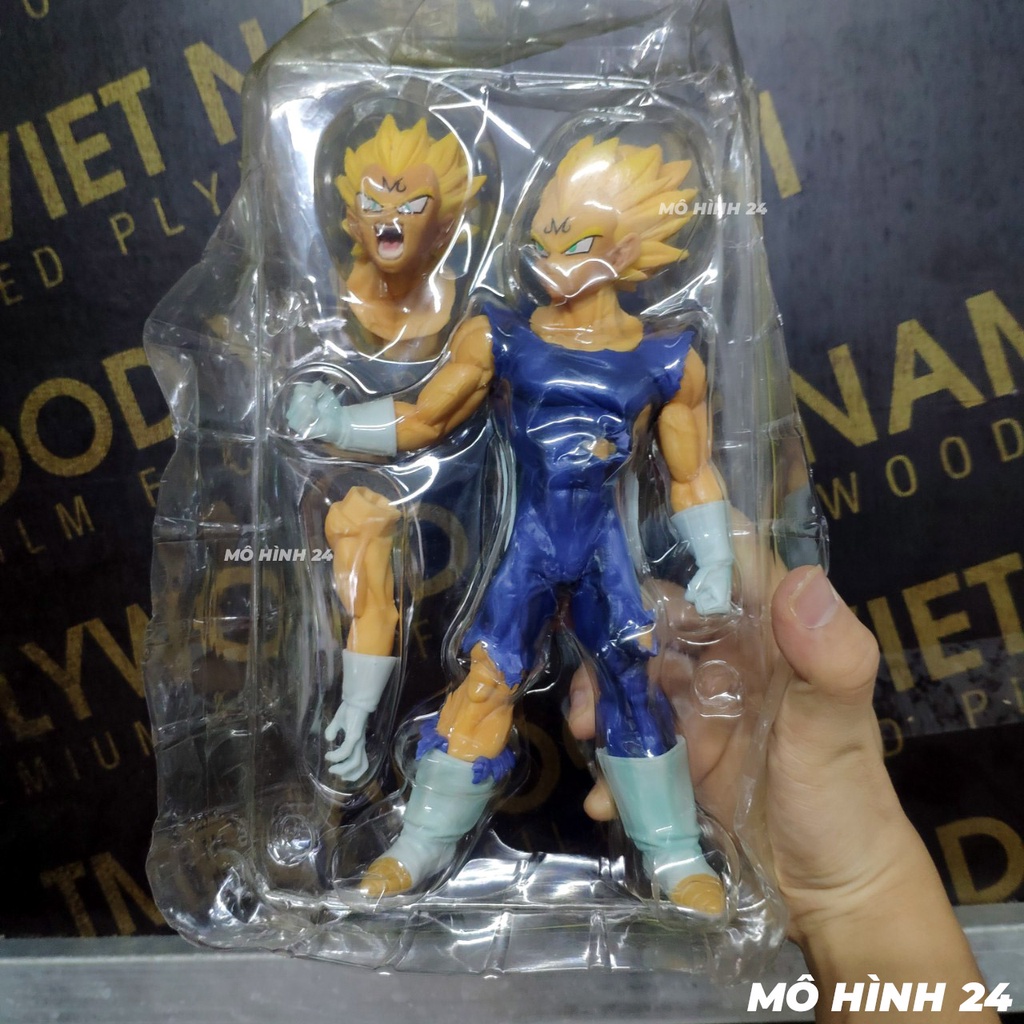 Mô hình Majin Vegeta Ichiban F1 hàng đẹp có 2 đầu 2 tay thay thế Masterlise tượng figure đồ chơi majin vegeta cadich