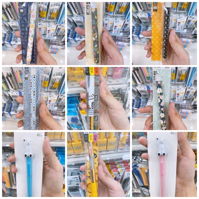 BÚT BI/ BÚT GEL DAISO HÀN QUỐC