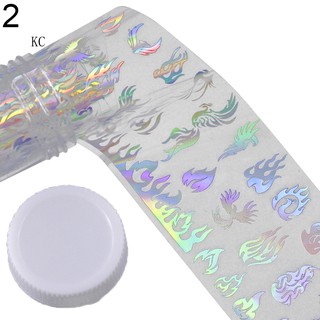 Decal hình ngọn lửa dán móng nghệ thuật