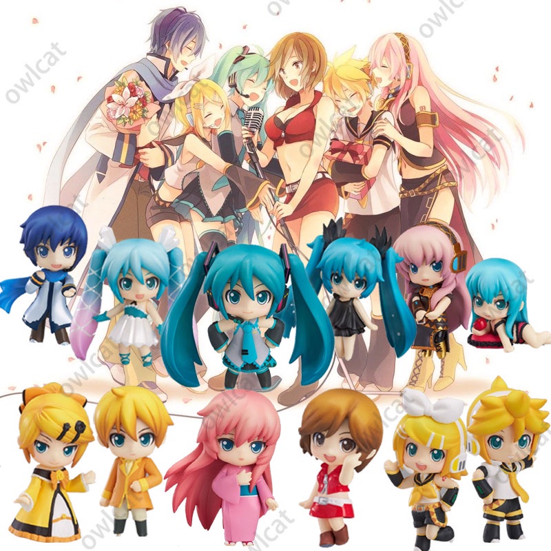 Nendoroid Mô Hình Nhân Vật Hatsune Miku Kaito V3 Megurine Luka Kagamine Rin Kagamine Shinkai