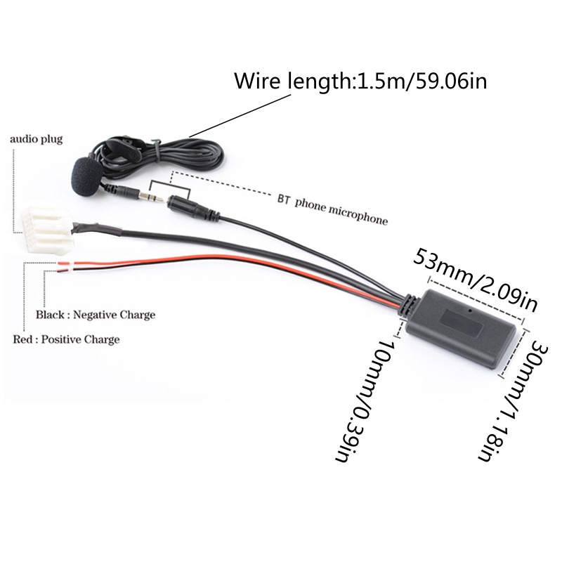 Mô Đun Chuyển Đổi Âm Thanh Bluetooth Không Dây Cho Mazda2 3 5 6 MX5 RX8