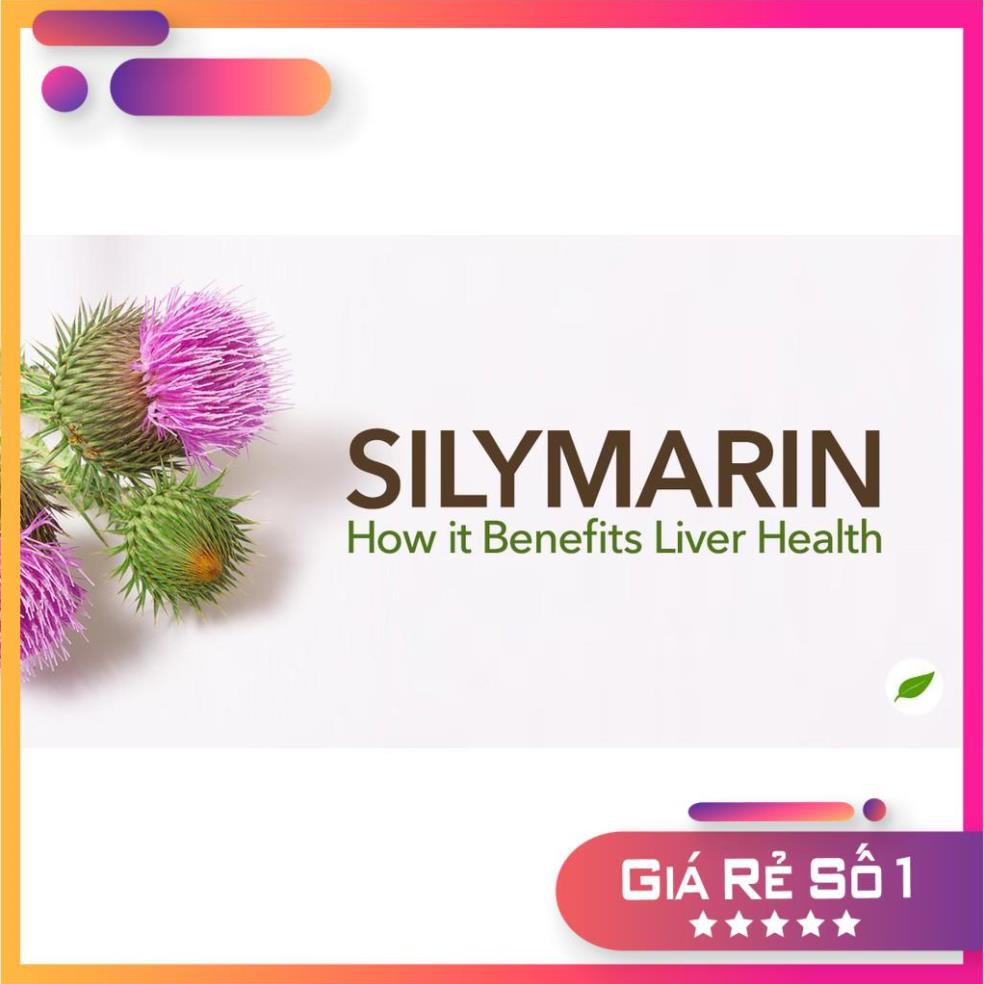 [Thực Phẩm Chức Năng] BỔ GAN - MÁT GAN GIẢI ĐỘC GAN SILYMARIN 120mg Hộp 100 viên