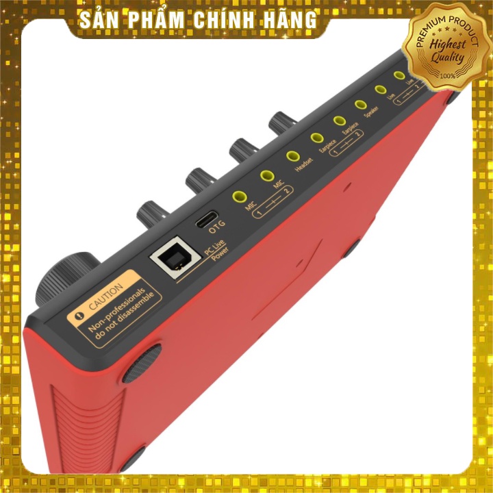 Sound Card Livestream K300 Thu âm, Karaoke Livestream FB, Bigo Live Hỗ Trợ Tốt Các Dòng Mic 5v