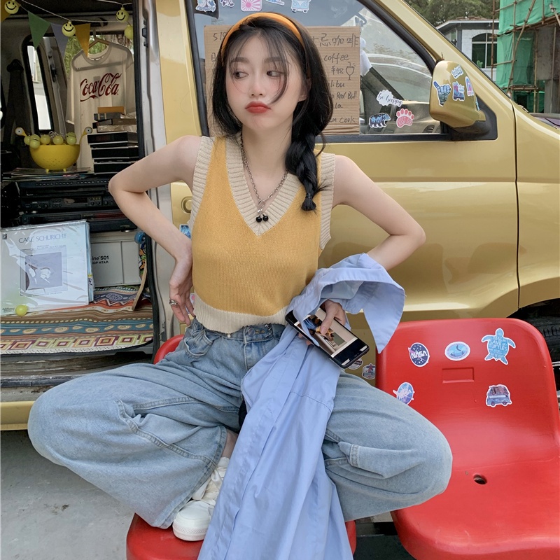 Áo len không tay phong cách Hàn Quốc | BigBuy360 - bigbuy360.vn