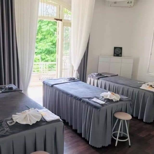 Ga/ Drap giường spa thẩm mỹ viện ,nối mi, phun xăm vải thun lạnh, kích thước may theo yêu cầu