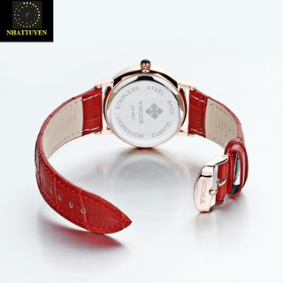 Đồng Hồ Nữ Dây Da Wwoor 8807