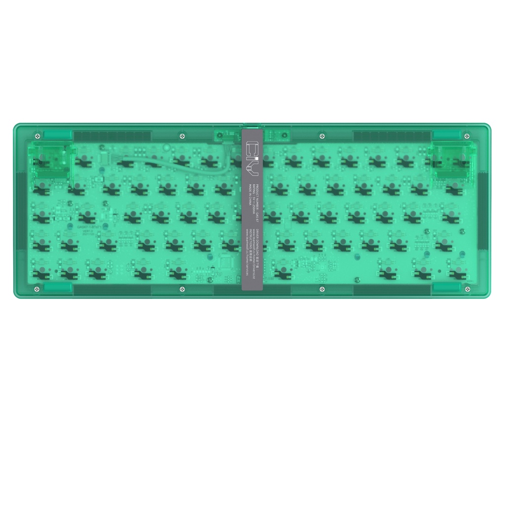 Bộ kit bàn phím cơ CIY GAS67 Gasket Mount Hotswap Layout 67 phím