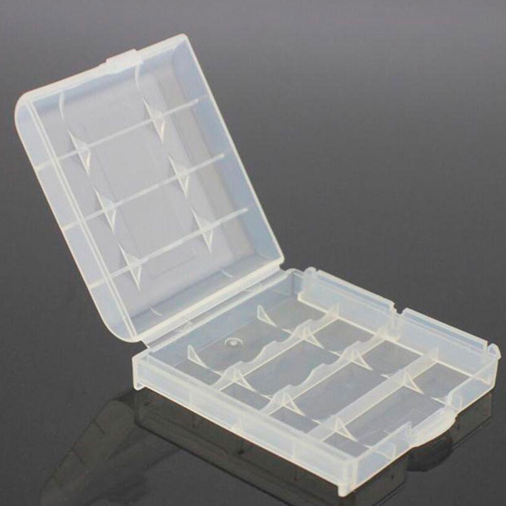 Set 4 Hộp Nhựa Cứng Đựng Pin AA AAA Tiện Dụng