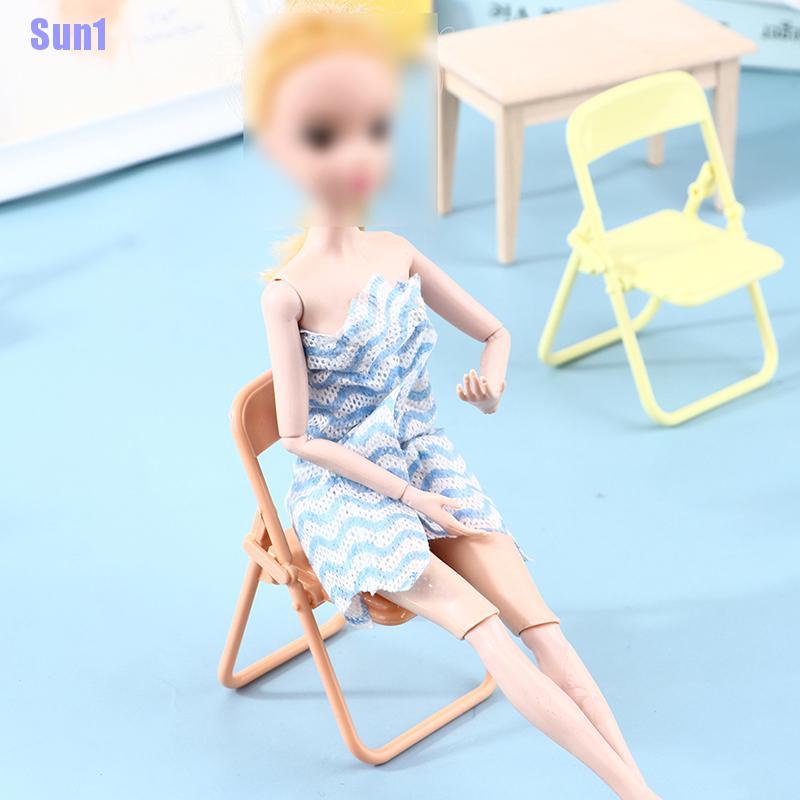 1 Ghế Xếp mini Tỉ Lệ 1: 12 Trang Trí Nhà Búp Bê