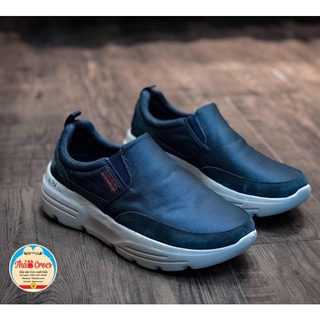 Giày lười Skechers Utrago đế độn 4P cho nam màu navy