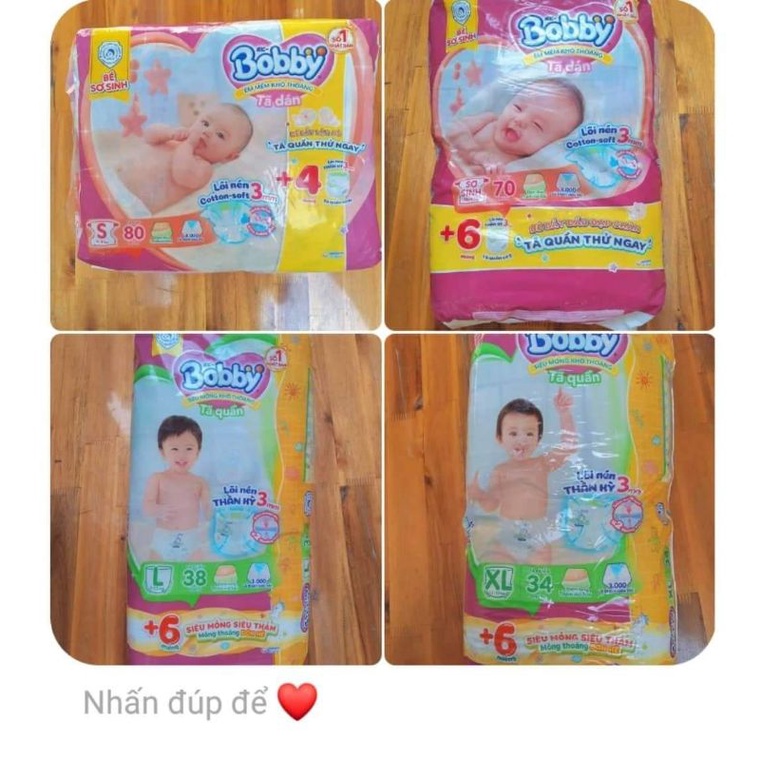 Tã Dán Bobby S80+4