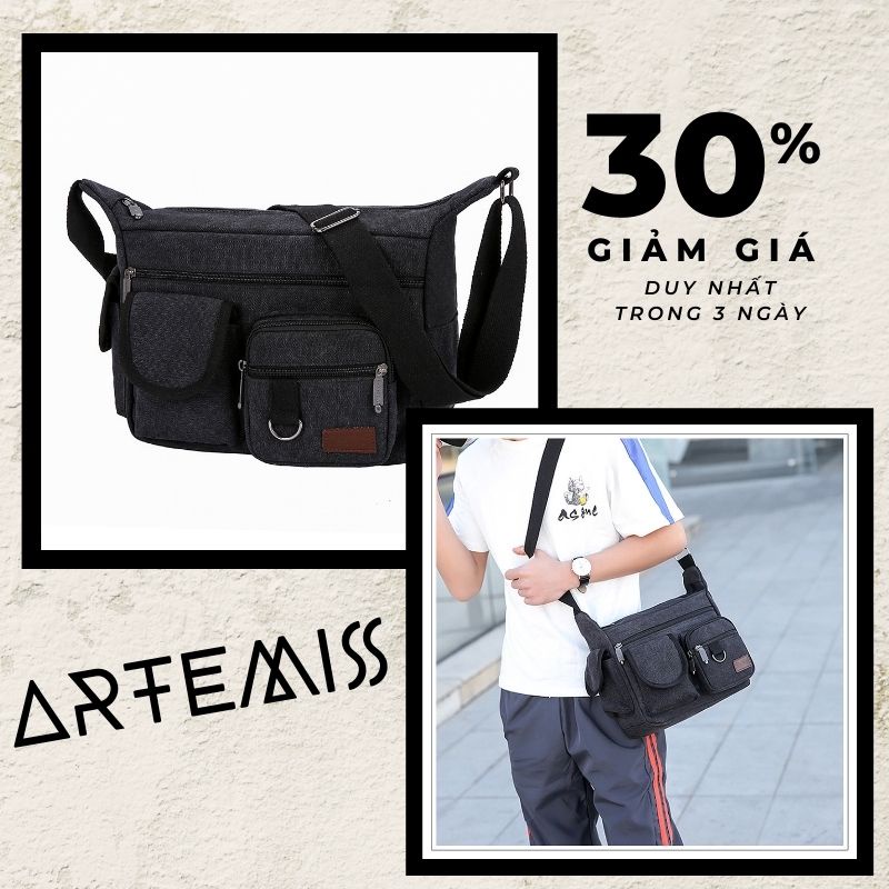 Túi xách nam ⚡FREESHIP⚡ đeo chéo đeo vai hiện đại lịch lãm cao cấp, bền, đẹp. BH 12 th Tặng Vớ nam 82ZG