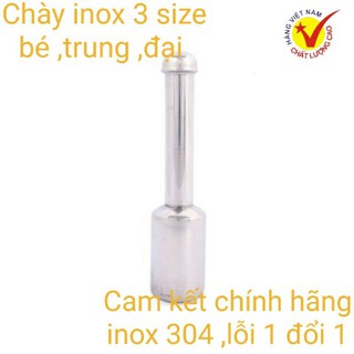 Chày inox 304 chính hãng, chày giã cua hành tỏi tiêu đập đá...inox 304