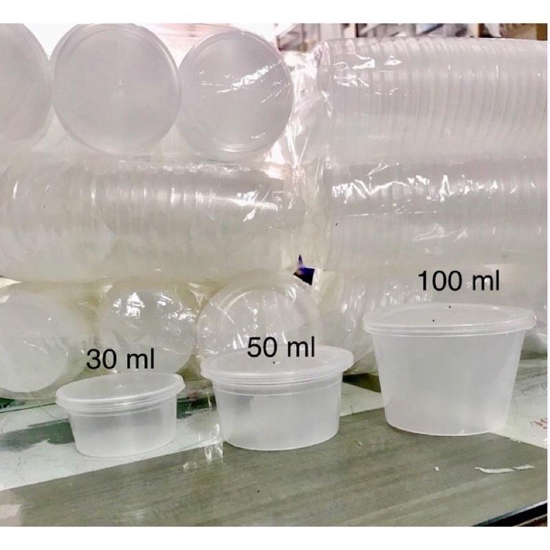Lốc 50 hủ bánh plan  3 size, nhỏ, trung, đại, CÓ KÈM NẮP