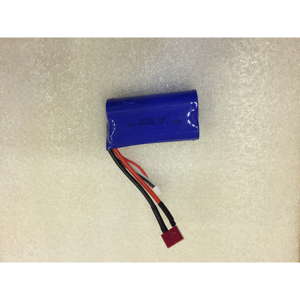 Pin 18650 Li-ion 2S 7.4V 1200mAh dòng xả cao chuyên dùng cho xe wpl d12, xe điều khiển từ xa, máy bay flycam, cano