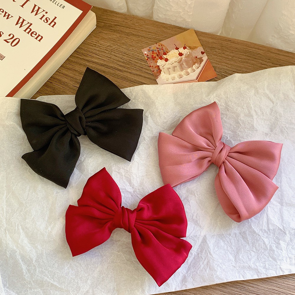 Kẹp Tóc Hình Nơ Dễ Thương Thời Trang Thanh Lịch Phong Cách Hàn Quốc A230 Warm&amp;Cute